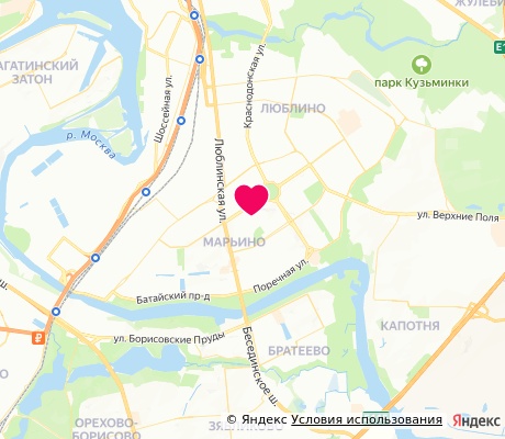 На карте