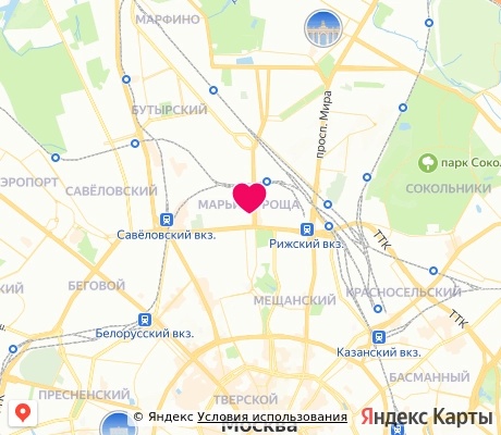 На карте
