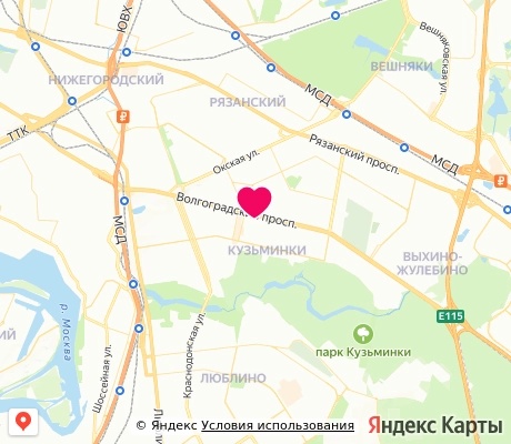 На карте