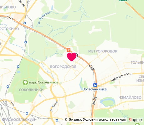 На карте