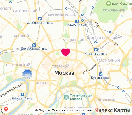 На карте