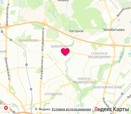 На карте
