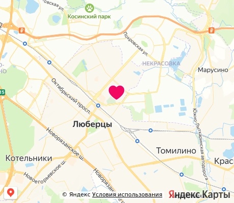 На карте