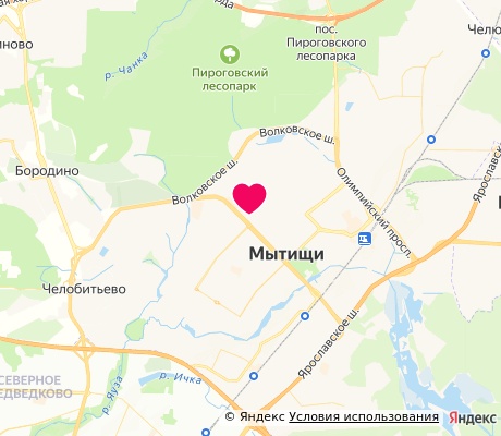 На карте