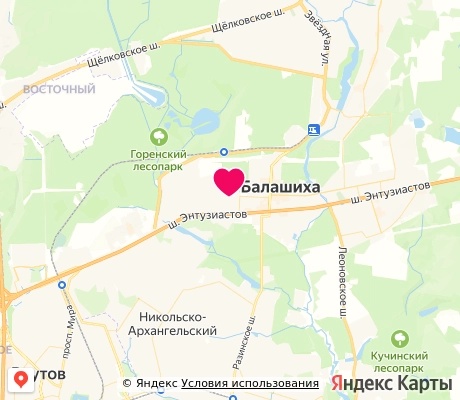 На карте