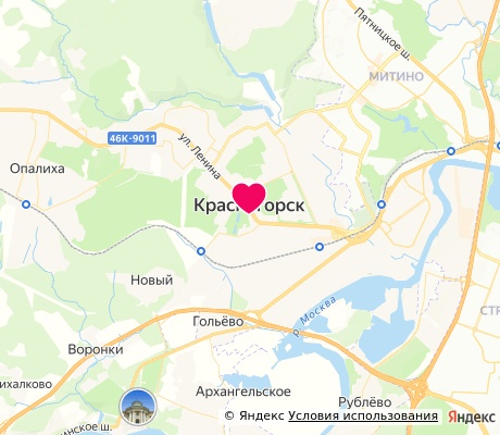 На карте