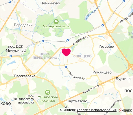 На карте