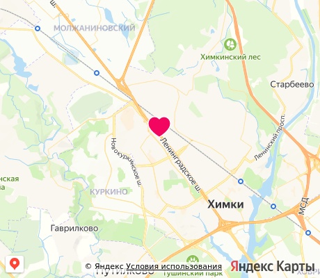 На карте