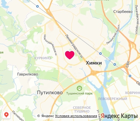 На карте