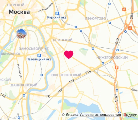 На карте