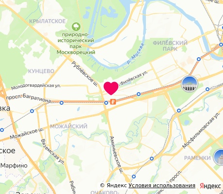 На карте