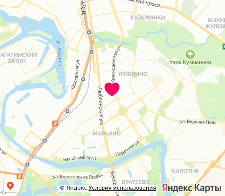 На карте