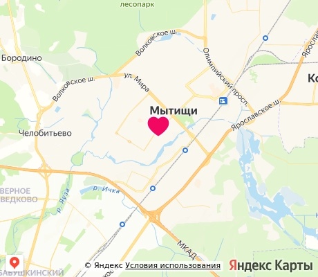 На карте