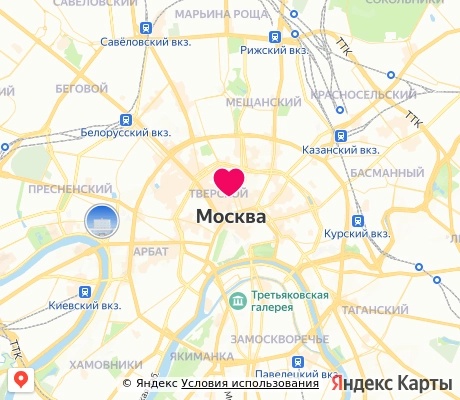 На карте