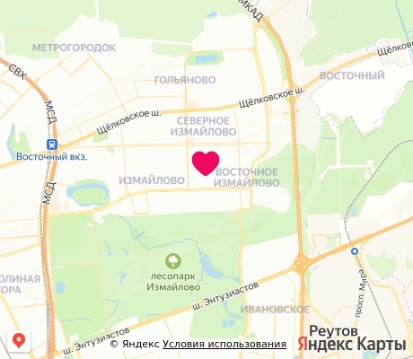 На карте
