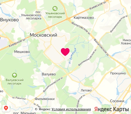 На карте