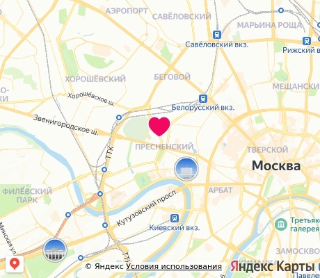 На карте