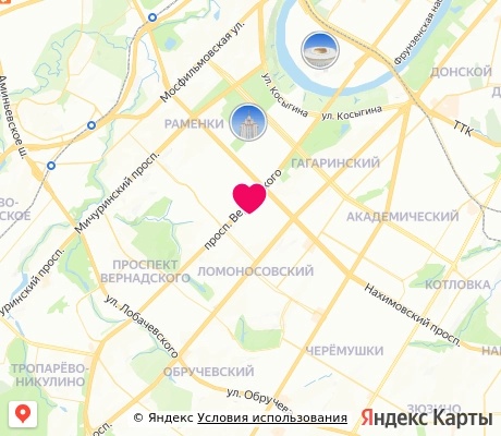 На карте