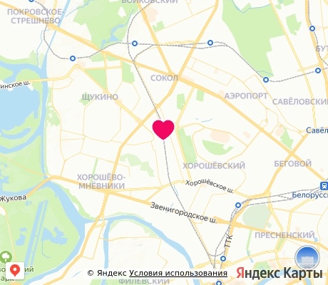 На карте