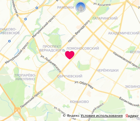 На карте