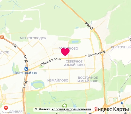 На карте