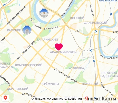 На карте