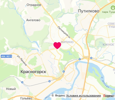 На карте