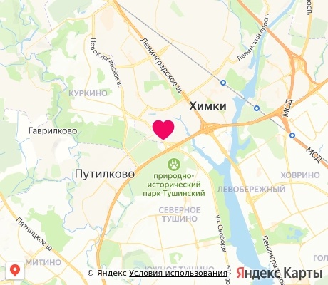 На карте