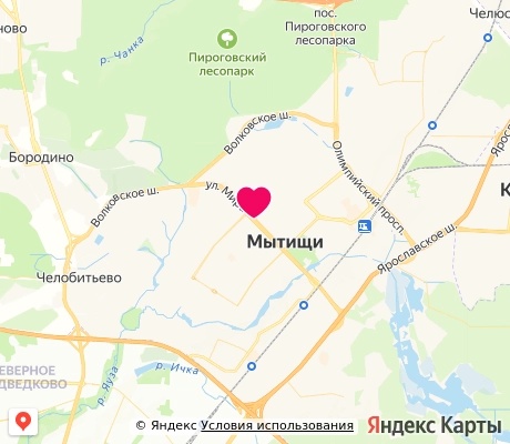 На карте