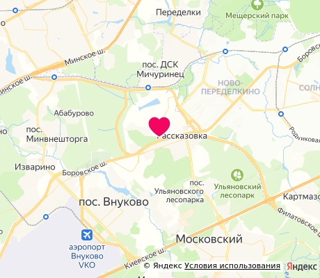 На карте