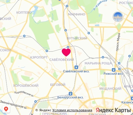 На карте