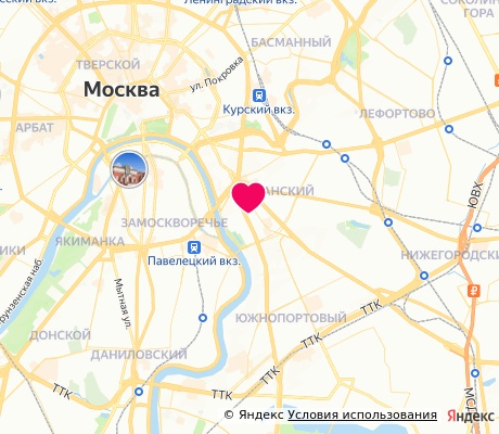 На карте