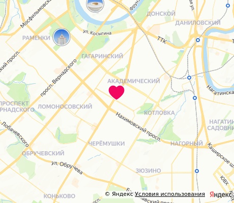 На карте