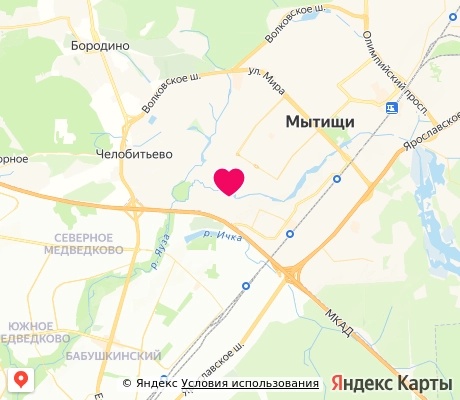 На карте