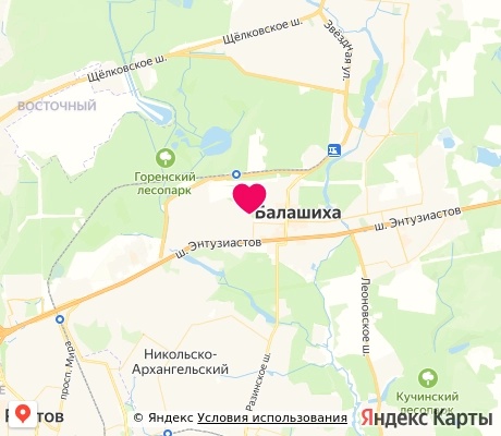 На карте