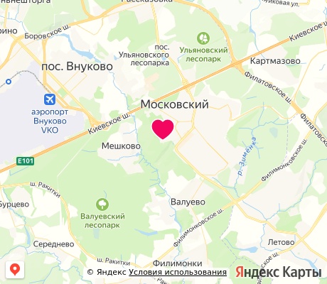 На карте