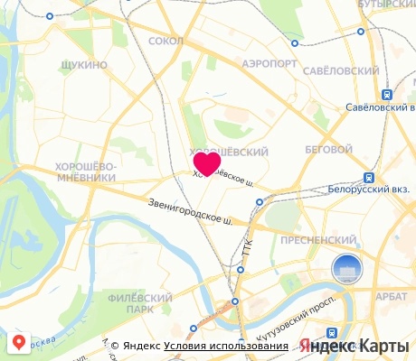 На карте