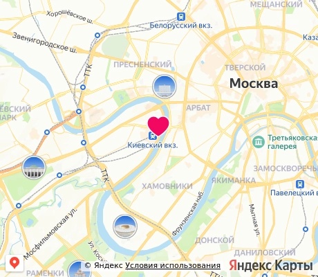 На карте