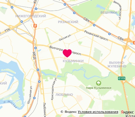 На карте