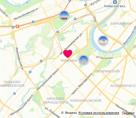На карте