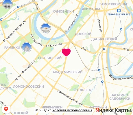 На карте