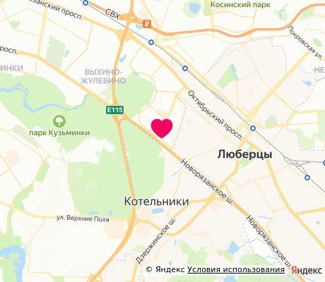 На карте