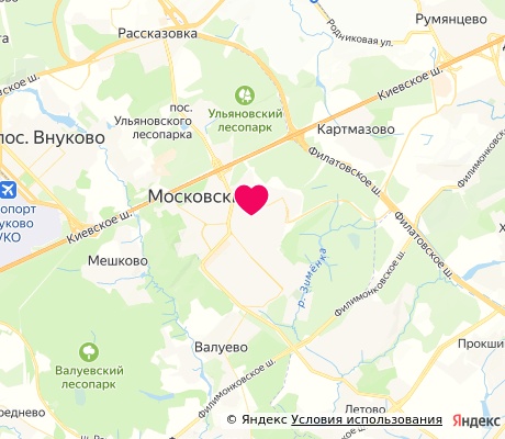 На карте