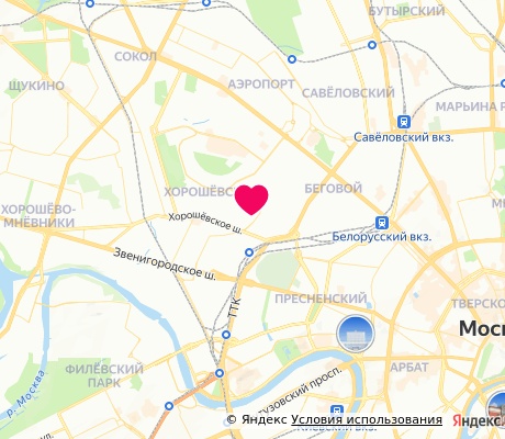 На карте