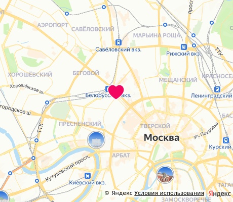 На карте