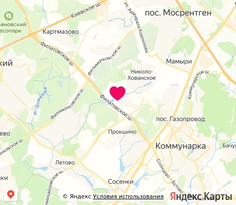 На карте