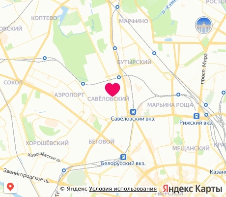 На карте