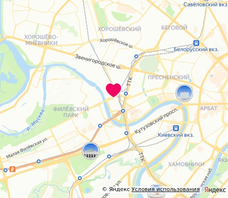На карте