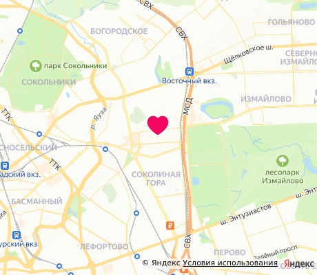 На карте