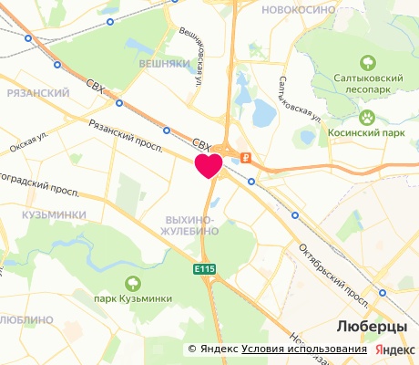 На карте